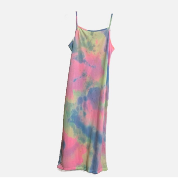 Brand new Shein Pastel Tie-Dye Sundress. Size Medium - Picture 3 of 9